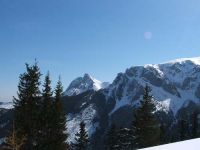 " Śni zaklęty Giewont na Tatr przedniej straży..." Zimowy widok na Masyw Giewontu i Małołączniaka.