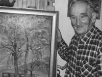 Najdroższy sercu obraz - który namalował dla Stanisława Ferenca w Lęborku w 1949 roku FOT. MAŁGORZATA WIĘCEK